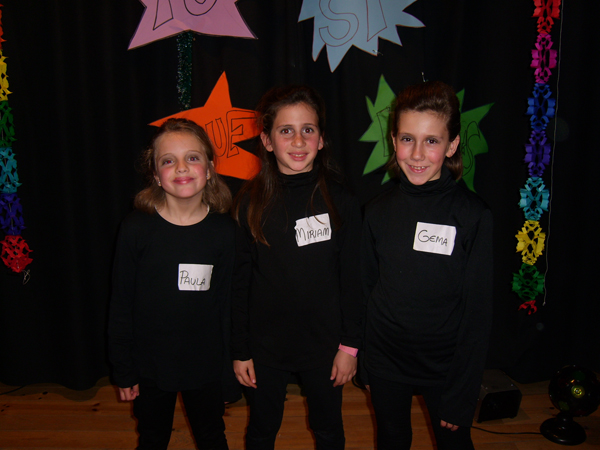 Paula, Miriam y Gema
