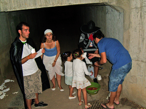 El tacto en el túnel